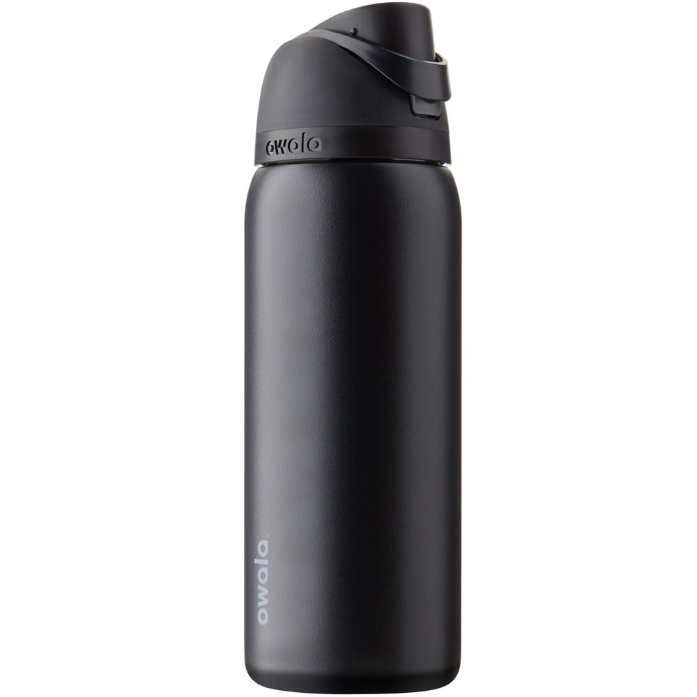 Owala 32 oz FreeSip Water Bottle Very, Very Dark Black (new in bag)